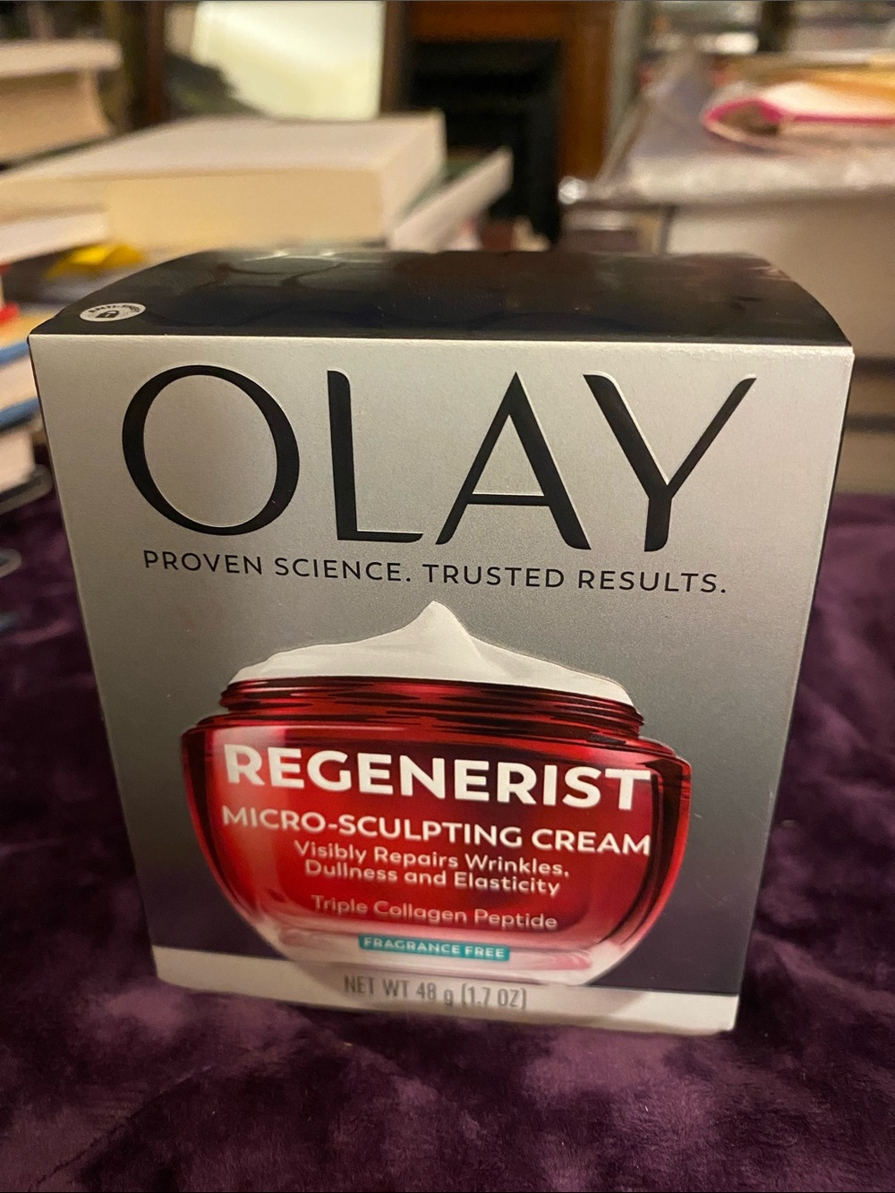 OLAY Regenerist Micro-Sculpting Cream - Red and Silver Packaging